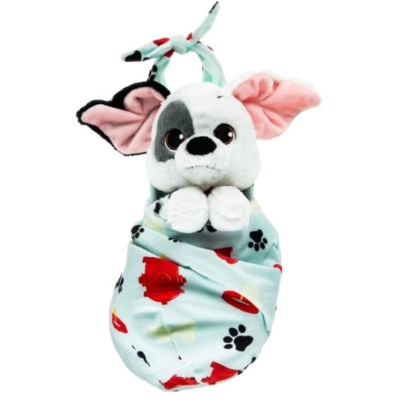 Disney Parks Disney Babies 101 Dalmatians Patch in Pouch Blanket Dog Plush - Picture 1 of 10